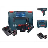 Bosch Professional Akku Schlagbohrschrauber 12 V 30 Nm + 2x Akku 3,0 Ah + Ladegerät + L-Boxx