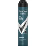 Rexona Deodorant Advanced Protection 72h Invisible Black & White Antitranspirant für Männer Spray-Deodorant