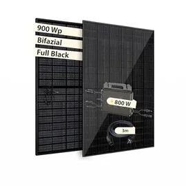 Vale Balkonkraftwerk Bifazial 900 W Marstek-M2-800 Wechselrichter