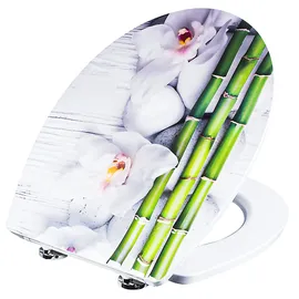 CORNAT WC-Sitz Bambus Relief-Motiv