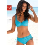 LASCANA Bügel-Bikini mit seitlich geraffter Bikinihose