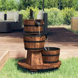 vidaXL Wasserfall Gartenbrunnen mit Rollen und Pumpe