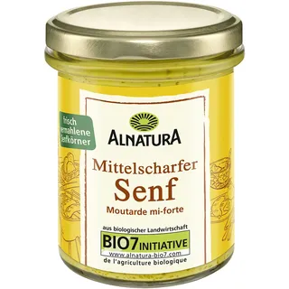 Alnatura Bio Senf mittelscharf 200g