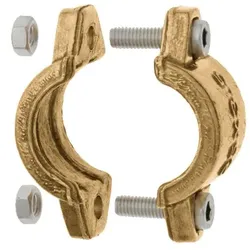 Klemmschale 2-teilig, Messing, Spannbereich 31-34mm