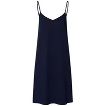 Hanro Nachthemd unifarben Blau L