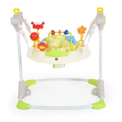 Hopser Vista mit Spielcenter, Musik, Licht, MP3-Anschluss, Höhe einstellbar beige/gelb