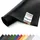 ANKO Planen LKW PVC Plane 600 g/m2 Meterware Abdeckplane matt (Schwarz, 3m x 1m) - Schwarz