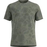 Odlo Herren Zeroweight Engineered Chill-Tec T-Shirt (Größe XXL, oliv)