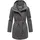 Marikoo Damen, Übergangsmantel (XS-3XL) - Eleganter Mantel mit Taillengürtel und Oversized Hood Kapuze