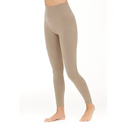 Trainingstights ATHLECIA "Aideny", Damen, Gr. L/XL, EURO-Größen, grau (taupe), 92% Nylon, 8% Elasthan, unifarben, sportlich, Hosen, mit Quick Dry-Technologie