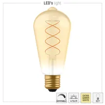 Shada LEDS light LED-Lampe E27 1800K Gold 330° - dimmbar