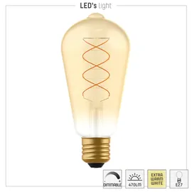 Shada LEDS light LED-Lampe E27 1800K Gold 330° - dimmbar