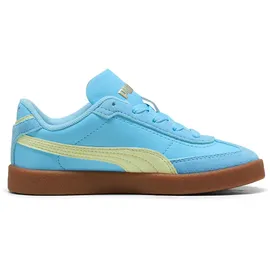 Puma Club II Kids Vibrant Blue/Apple Spritz 35