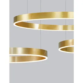Nova Luce Motif 1-flg. Ø 80 cm gold
