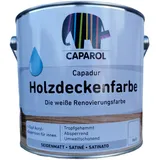 Caparol Capadur Holzdeckenfarbe weiß Größe 2,5 LTR, Farbe weiß