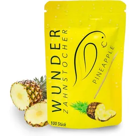 Wunder Zahnstocher mit Geschmack Ananas Refill Pack