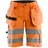 Blåkläder Blaklader 158618115300C52 Hochsichtige Shorts mit Stretch High Vis Orange,
