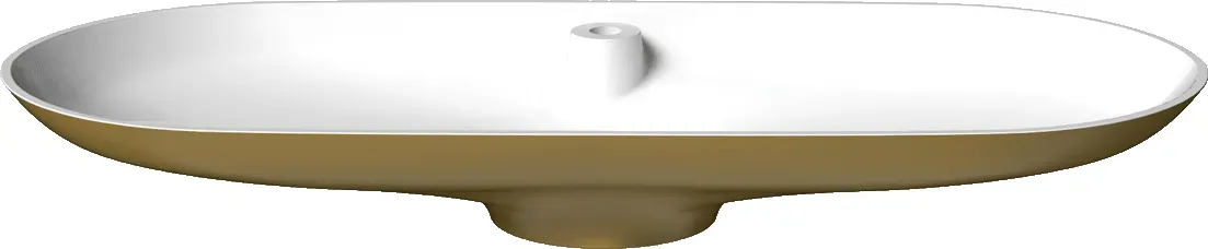Glassdesign ALA 80 Schalenbecken VetroFreddo - weiß matt