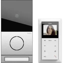 Gira 2416000 EFH-Paket Video System 106 Edelstahl