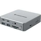 Conceptronic Dock USB-C->2xHDMI 2xUSB-C 4xUSB-A DP GbE LAN - Silber