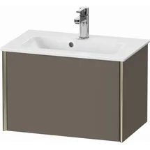 Duravit XViu Waschtisch-Unterschrank XV40780B190 61 x 40 x 39 cm, flannel grey seidenmatt, 1 Auszug, wandhängend champagner matt