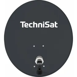 Technitenne 70 Quattro-Switch-LNB digitale Sat Antenne 70 cm Stahl Sat-Spiegel (Schwarz)
