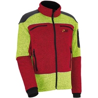 PSS Faserstrickjacke X-treme Arctic Gelb/Rot - 3XL