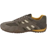GEOX Uomo Snake A Sneaker, Dove Grey/LT Taupe, 40