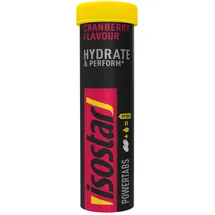 Isostar Powertabs isotonisches Getränk, Preiselbeere, 120 g