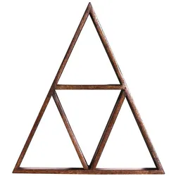 Wandregal Massivholz Bücherregal Holz Regal