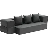 Vevor Schlafcouch 3-Sitzer Hellgrau
