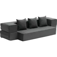 Vevor Schlafcouch 3-Sitzer Hellgrau