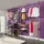 vidaXL Teleskop-Garderobe Aluminium Silber