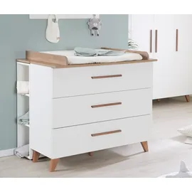 roba Wickelkommode »Ole» - 110x75,5x98cm - weiß / Holz / Holz