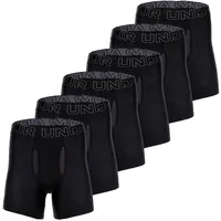 Under Armour »Boxershort UA PERFORMANCE TECH - SOLID 6 IN 6PK 6er Pack Schwarz XL