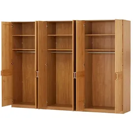 Woodford Drehtürenschrank Lausanne 300 x 216 x 58 cm Braun/Beige