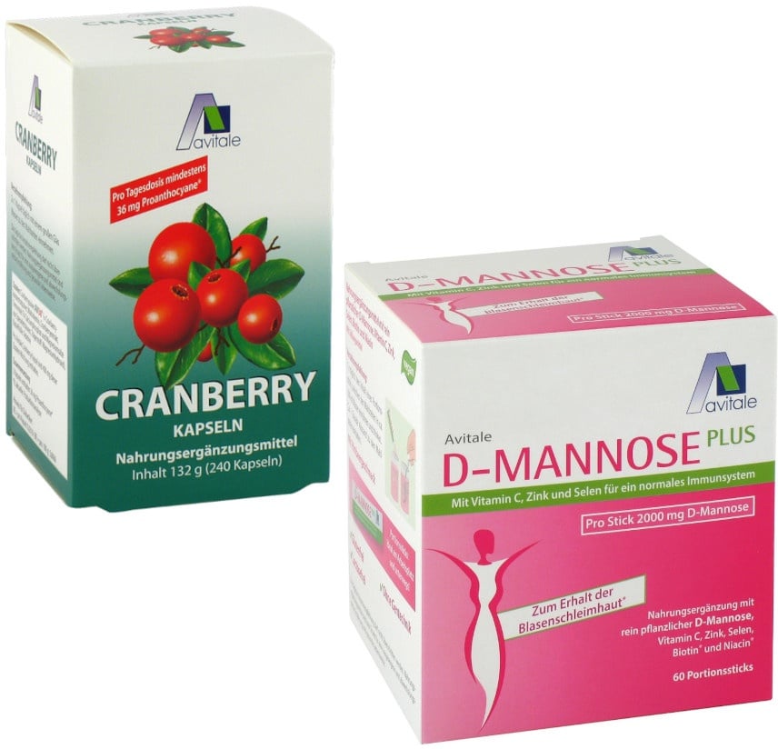 Cranberry Kapseln & D-Mannose Plus Kombi-Set