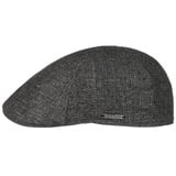 Stetson Flat Cap (1-St) Schirmmütze mit Schirm, Made in the EU schwarz 59 cm