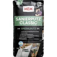 mem Sanierputz Classic 25 kg grau