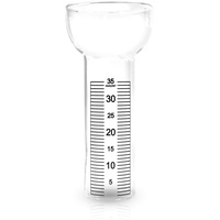 ARTECSIS Ersatzglas für Regenmesser Frosch, Maus, etc. Skala bis 35 mm/qm