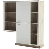 Uno Highboard Santerno ¦ holzfarben ¦ Maße (cm): B: 124 H: 140 T: 37.0