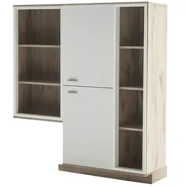 Uno Highboard Santerno ¦ holzfarben ¦ Maße (cm): B: 124 H: 140 T: 37.0