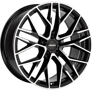 CARMANI 20 Ludwig 8,0 x 18 5 x 114,3 ET45 Schwarz Poliert