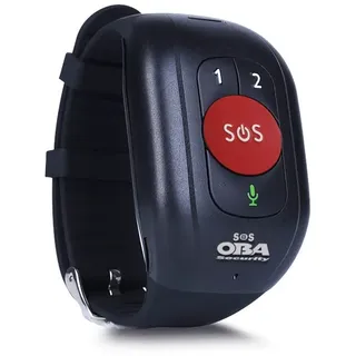 SOS Senioren-Armband, GPS, 4 G, WLAN, Anrufe, Stürze, GPS-Standort, Herzfrequenz, Druck, Temperatur, wasserdicht IP 67 App kostenlos (Datei mit Anleitung zur Konfiguration der SIM-Karte beigefügt)
