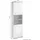 byLIVING Nebraska Hochschrank 50 x 192 cm Weiß Hochglanz MDF