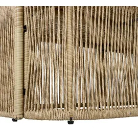 Okwish Gartenmöbel Set 5-tlg. Beige/Schwarz
