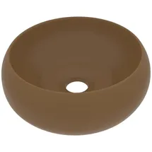 vidaXL Luxuriöses Waschbecken Rund 40 x 15 cm
