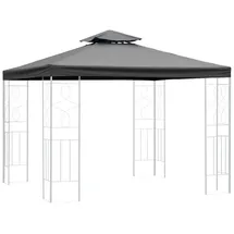 bonsport Ersatzdach für 3x3 m Pavillon wasserdicht Anthrazit