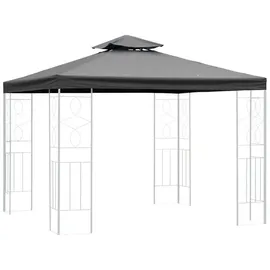 bonsport Ersatzdach für 3x3 m Pavillon wasserdicht Anthrazit