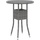 vidaXL 5-tlg. Garten-Lounge-Set Poly Rattan Grau
